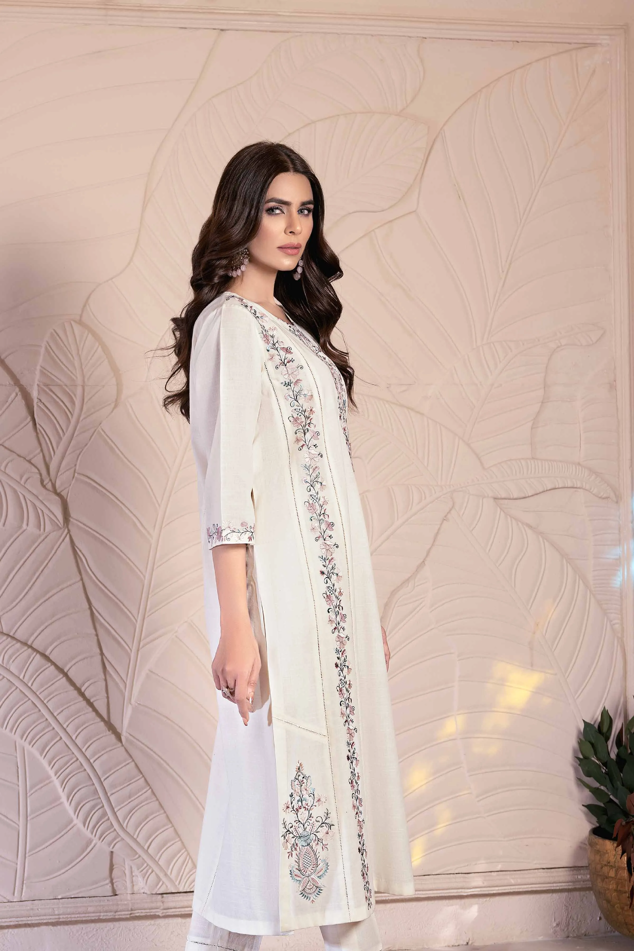 2 Piece - Embroidered Suit - KFE24-36