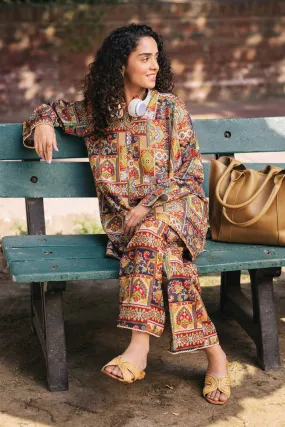2 Piece - Printed Suit - PE25-193