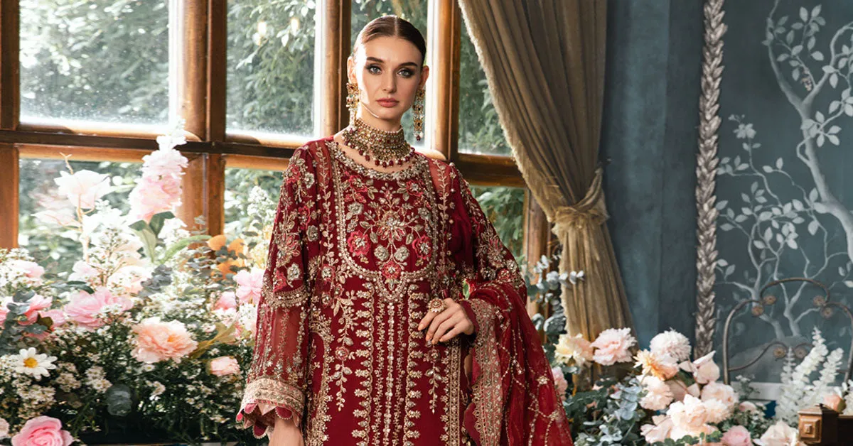 3 Piece Unstitched Embroidered Suit | BD-2807