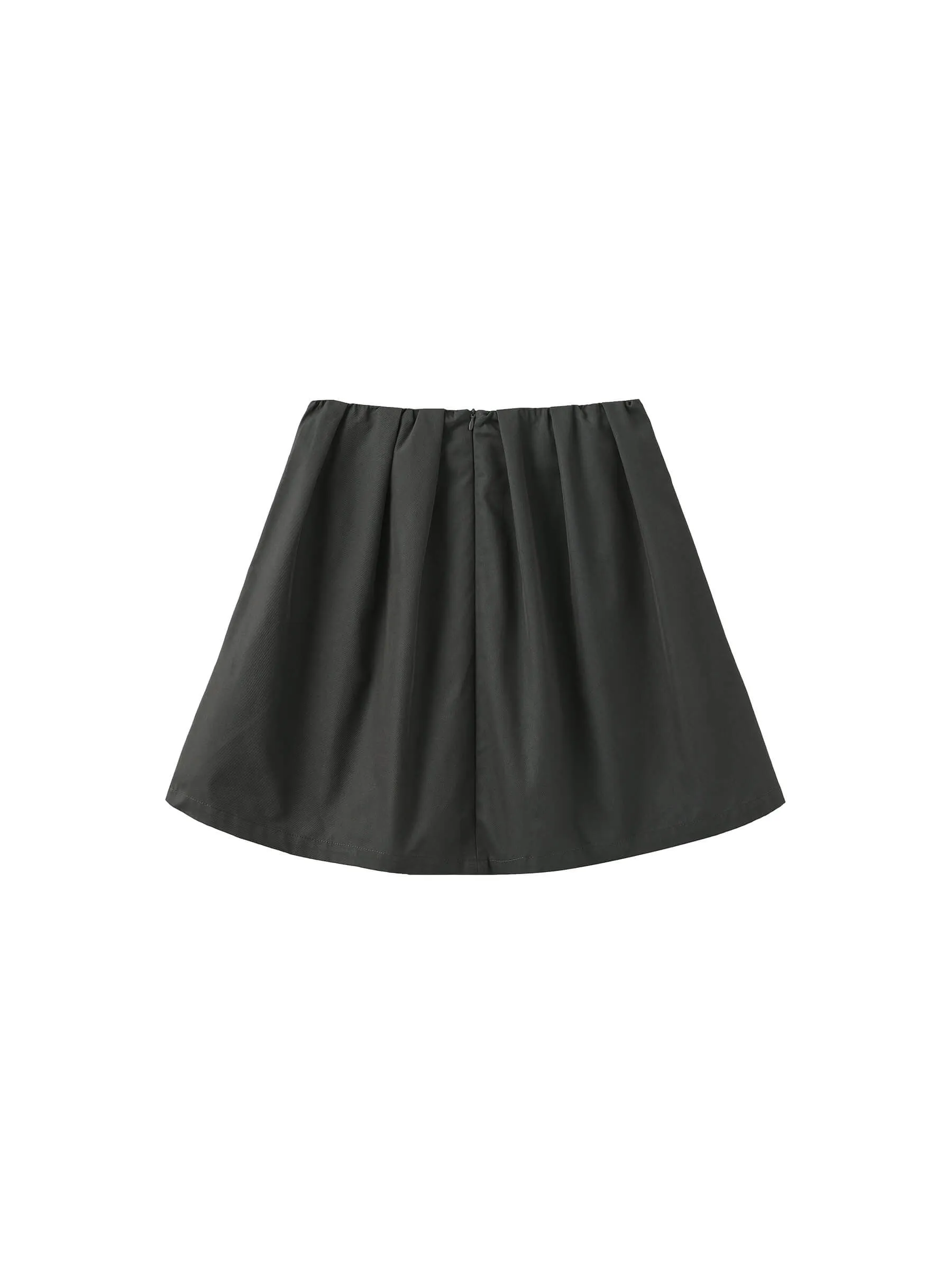 A-line Skirt with Cotton blend