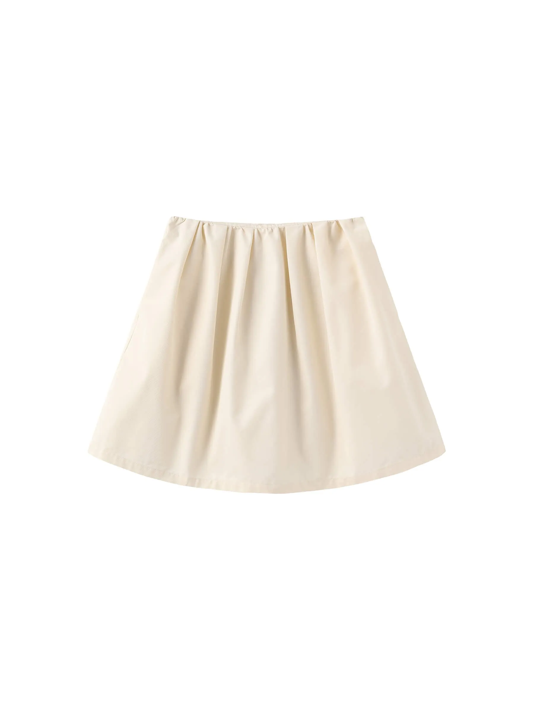 A-line Skirt with Cotton blend