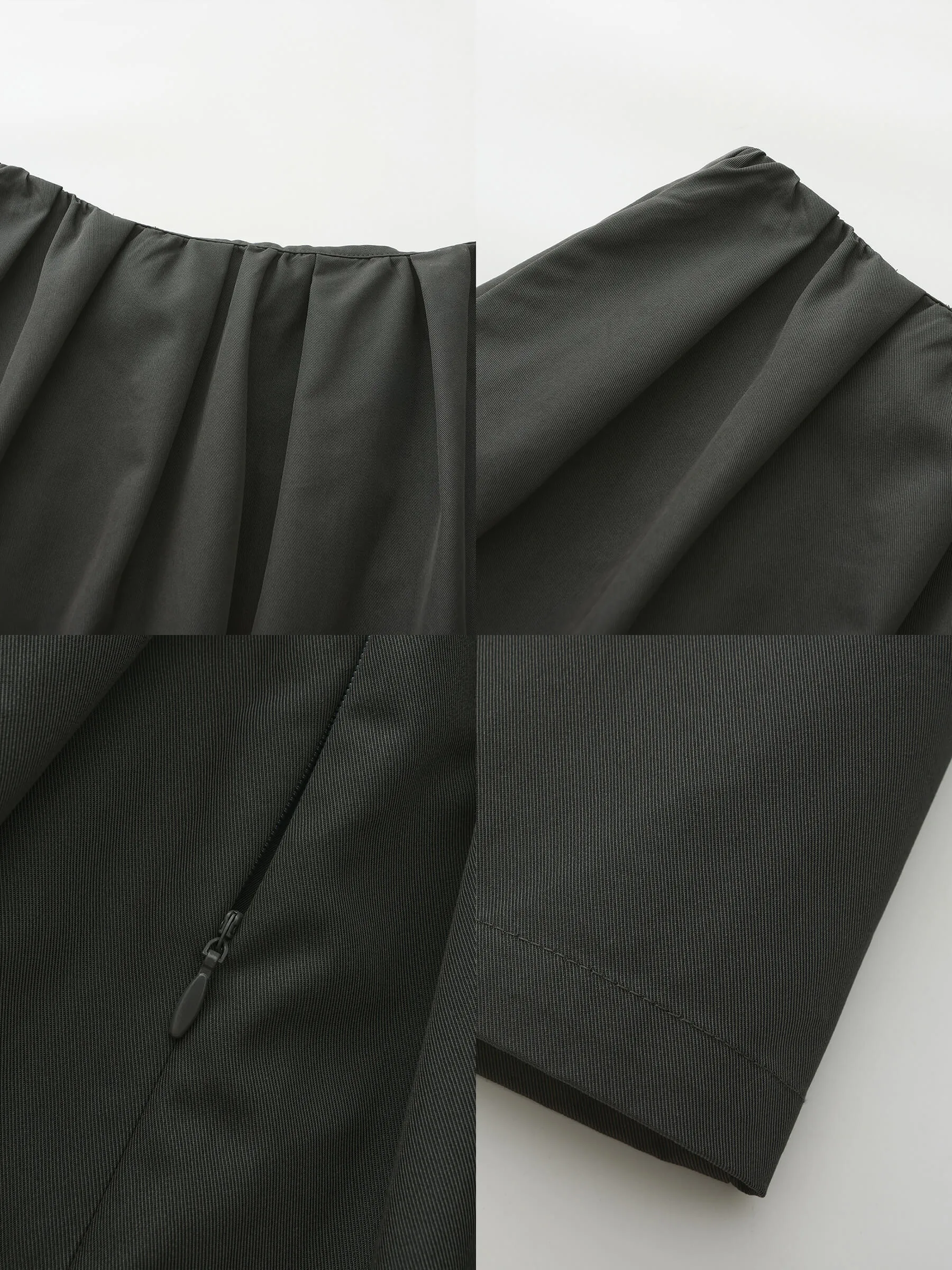 A-line Skirt with Cotton blend