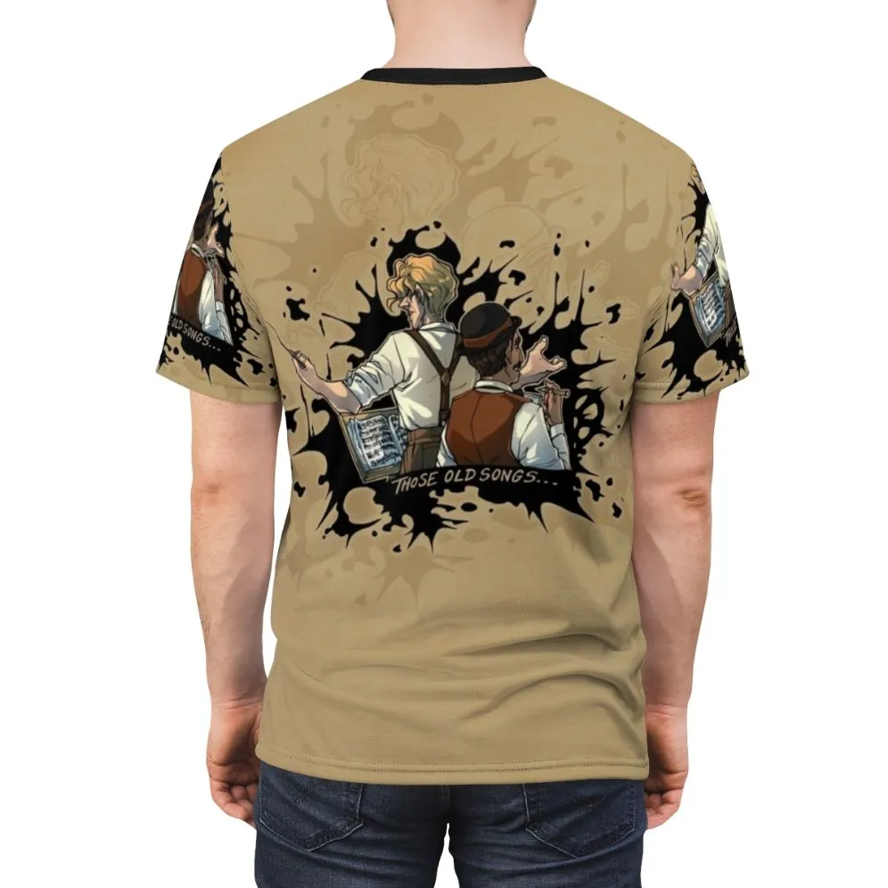 Abstract Art Vintage Style Music T-Shirt