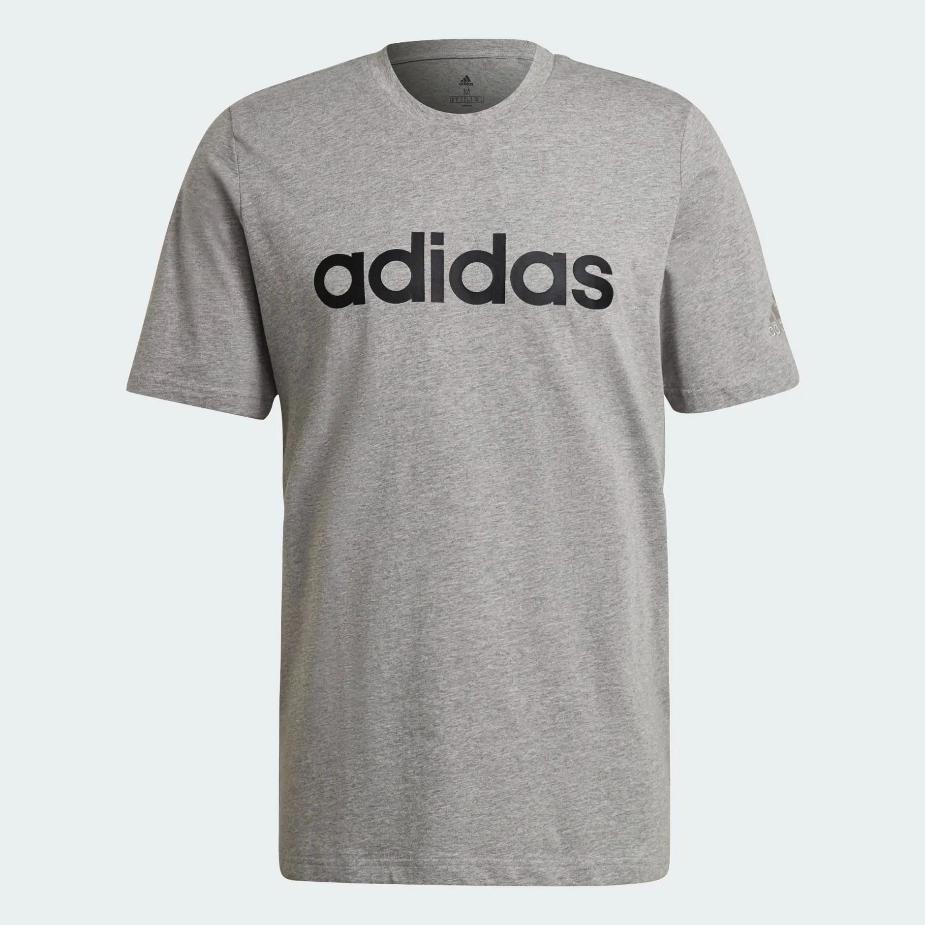 adidas Essentials Embroidered Linear Logo Men's Tee