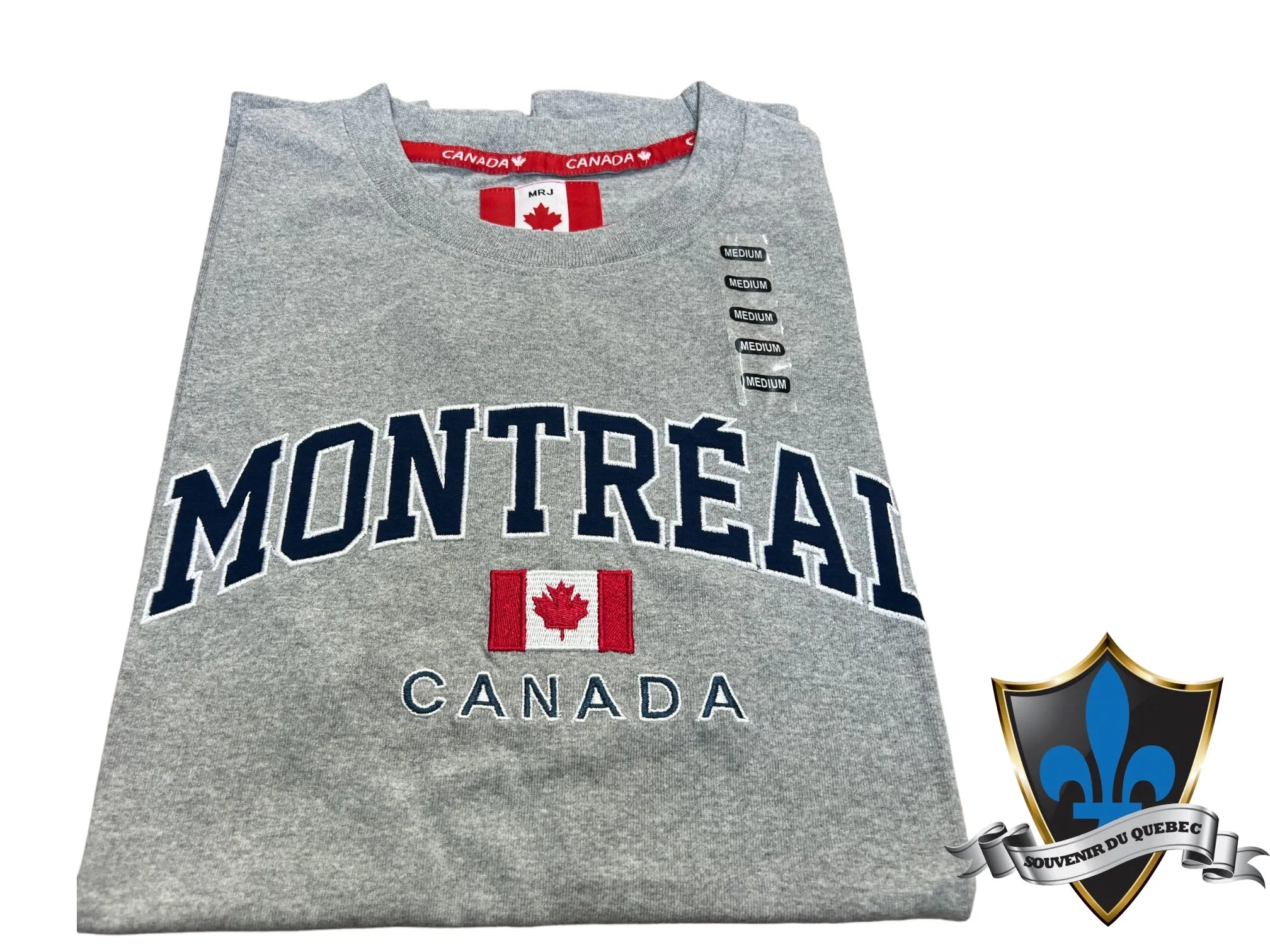 Adult Montreal canada embroidered T.shirt.