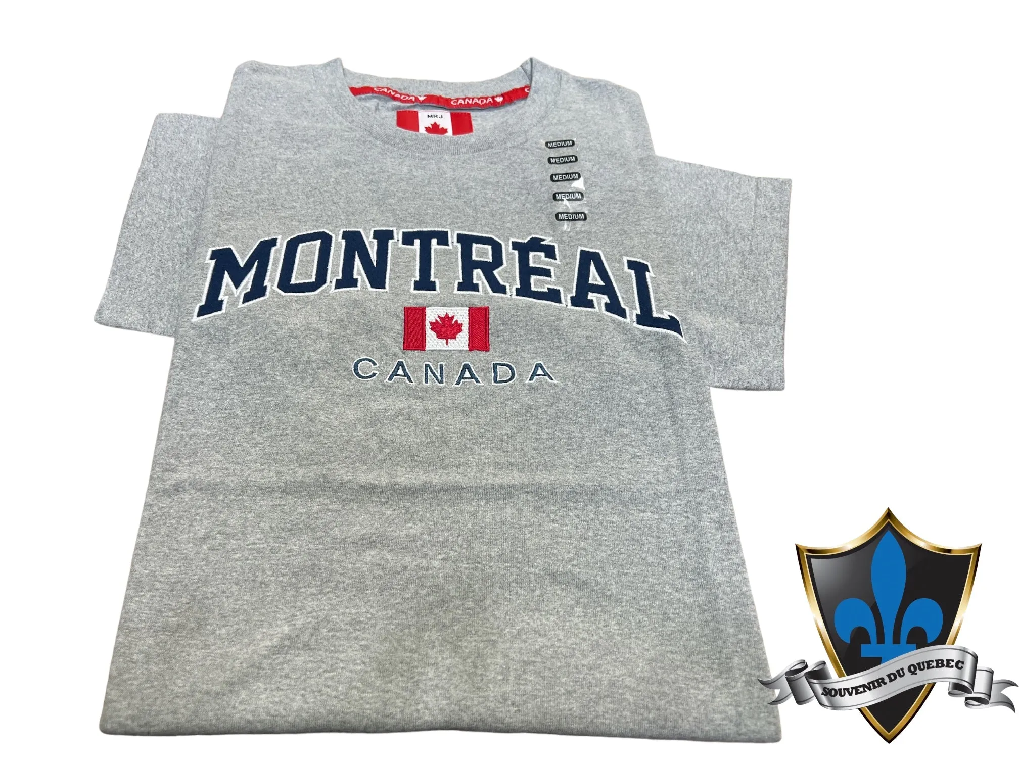 Adult Montreal canada embroidered T.shirt.