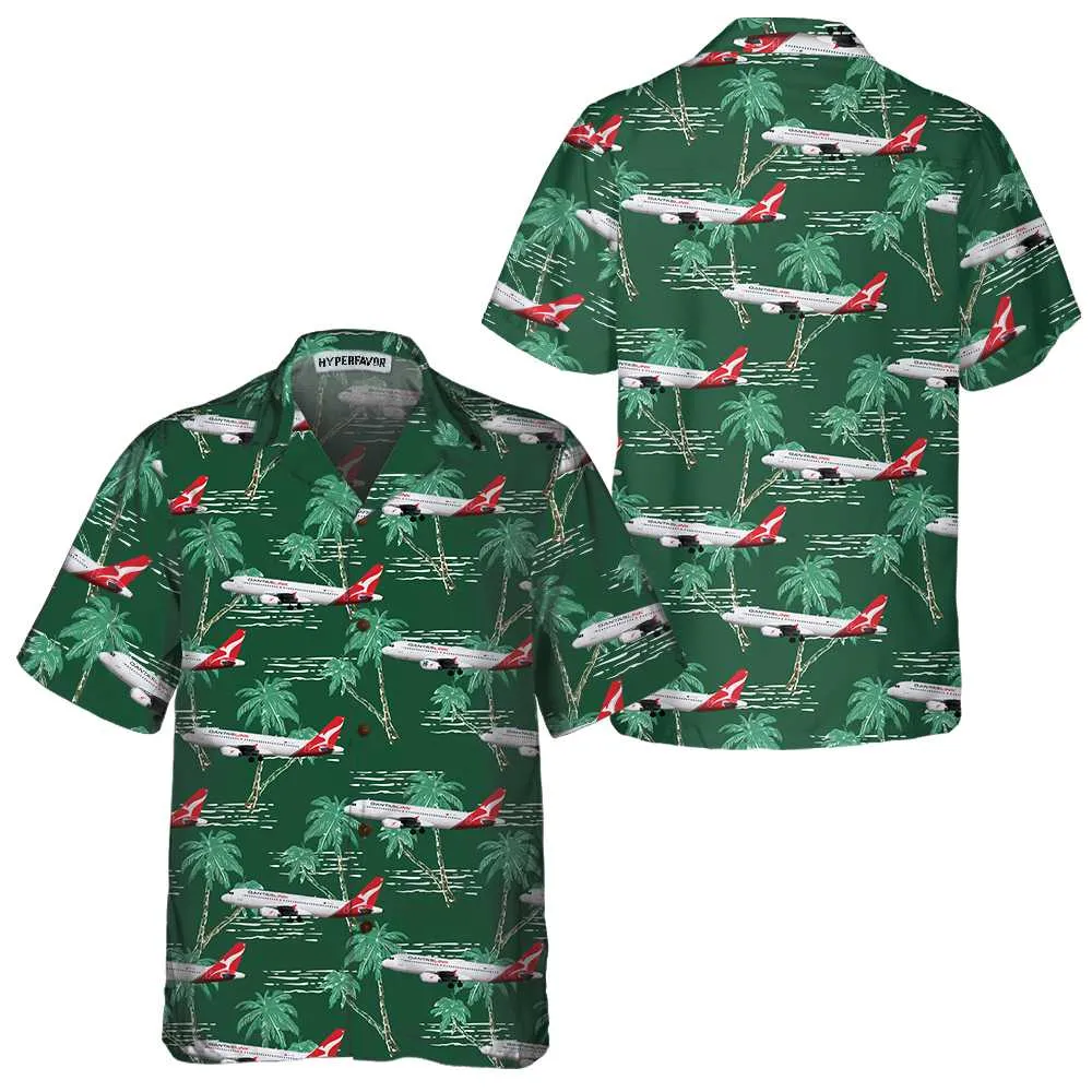 Airbus Hawaiian, Tropical Aircraft & Airplane Aloha Shirt, Aviation Shirt For Men