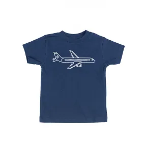 AIRPLANE - Minimalist Design - Short Sleeve Child Shirt