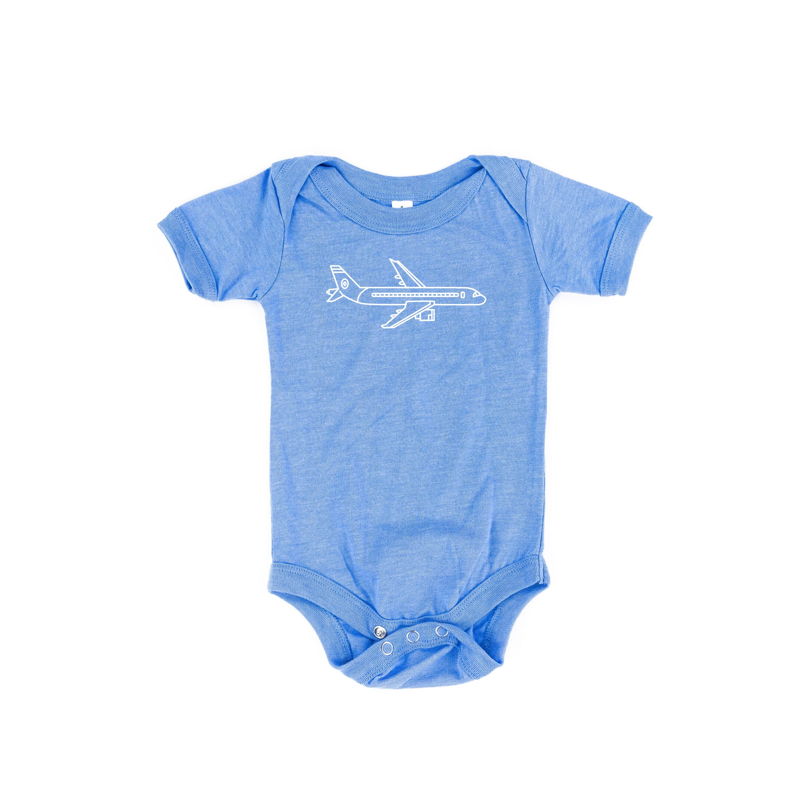 AIRPLANE - Minimalist Design - Short Sleeve Child Shirt