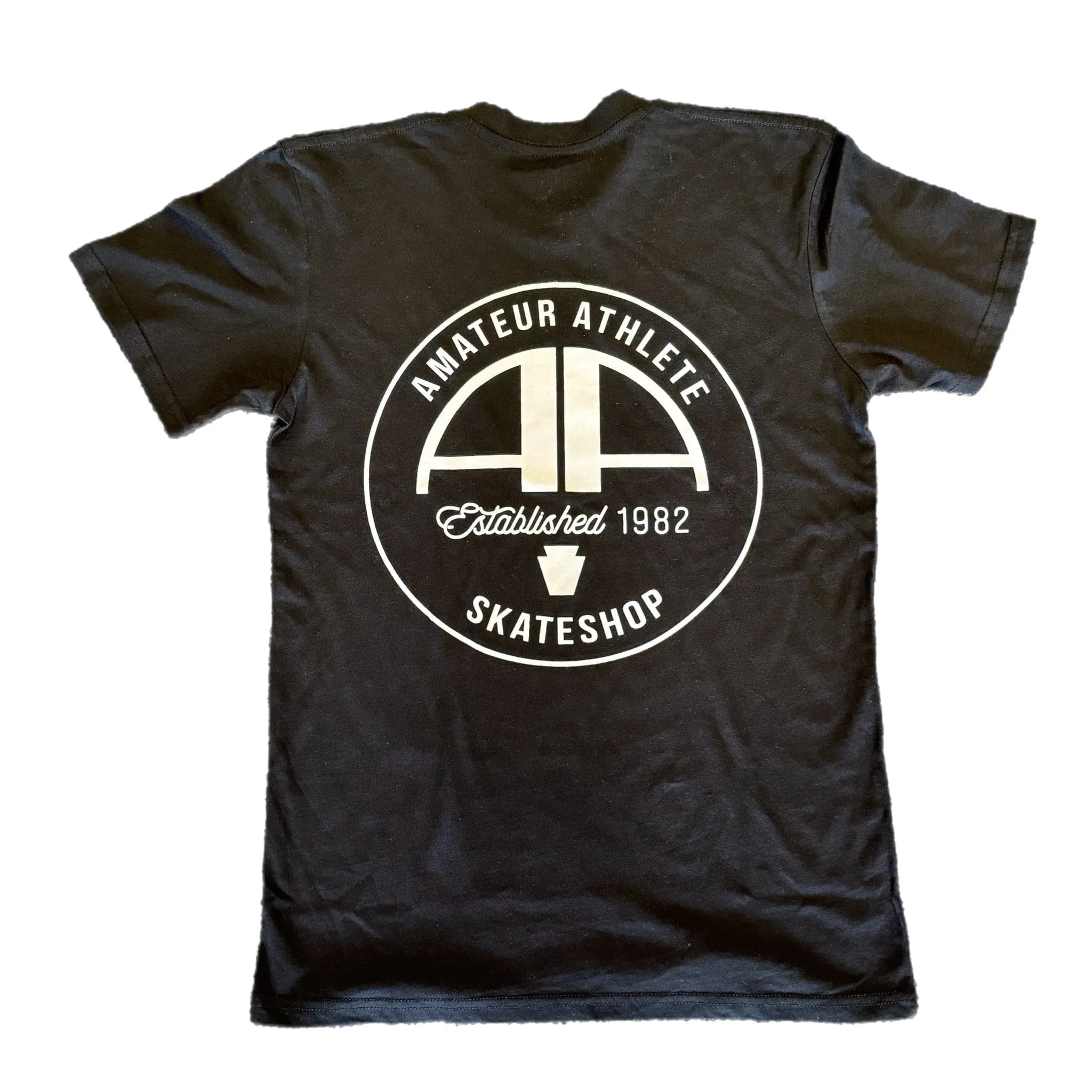 AMATEUR ATHLETE SKATE SHOP CIRCLE LOGO T-SHIRT