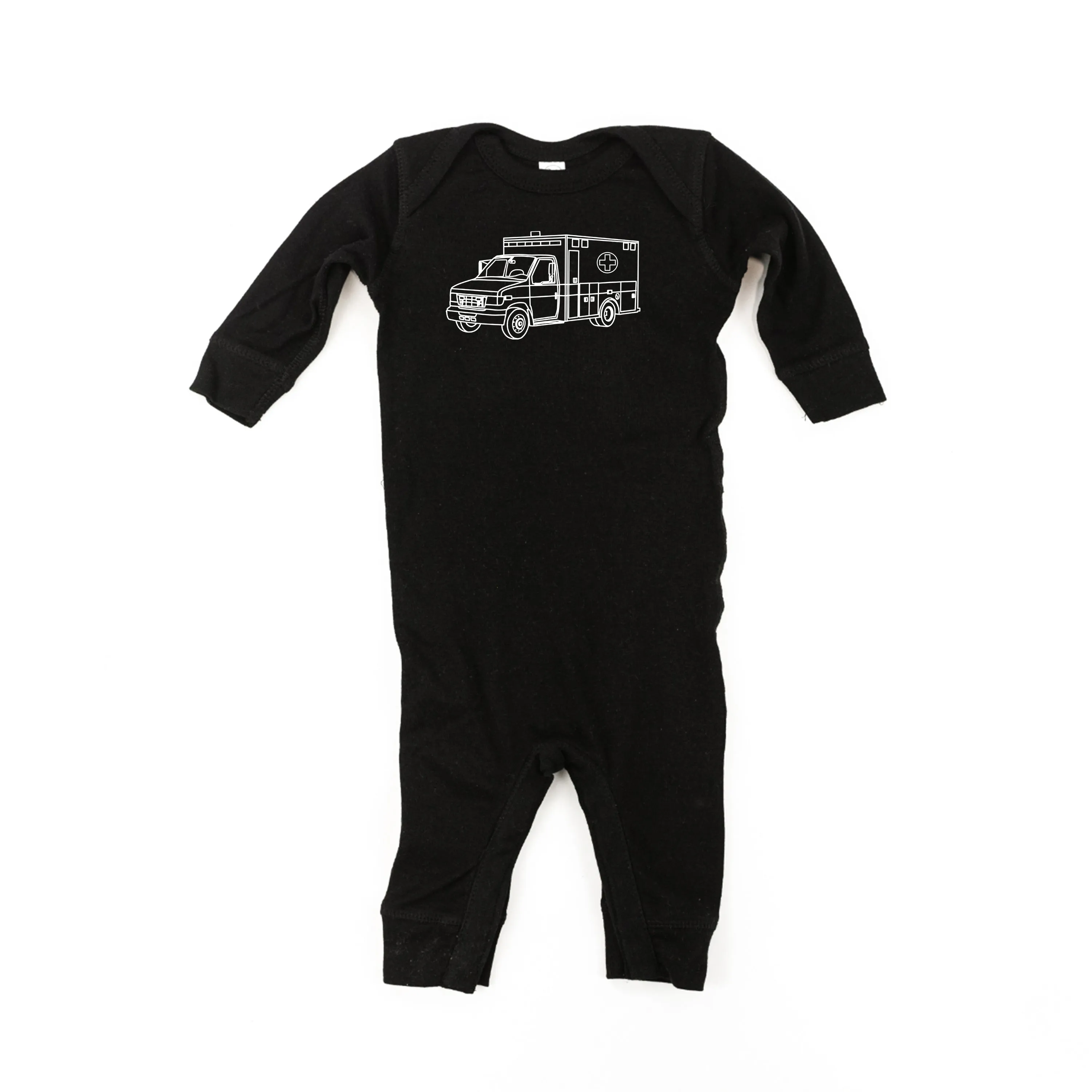 AMBULANCE - Minimalist Design - One Piece Baby Sleeper