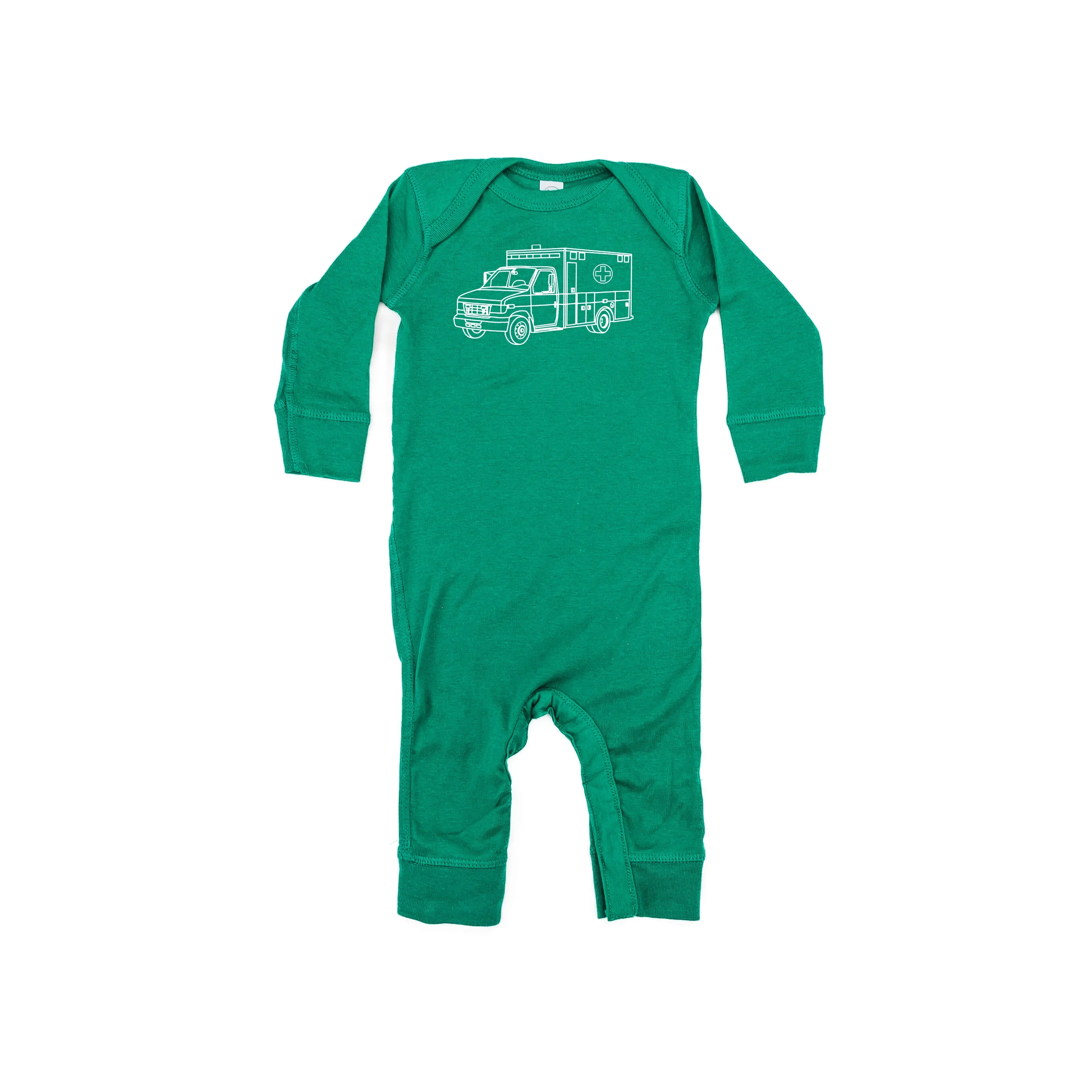 AMBULANCE - Minimalist Design - One Piece Baby Sleeper