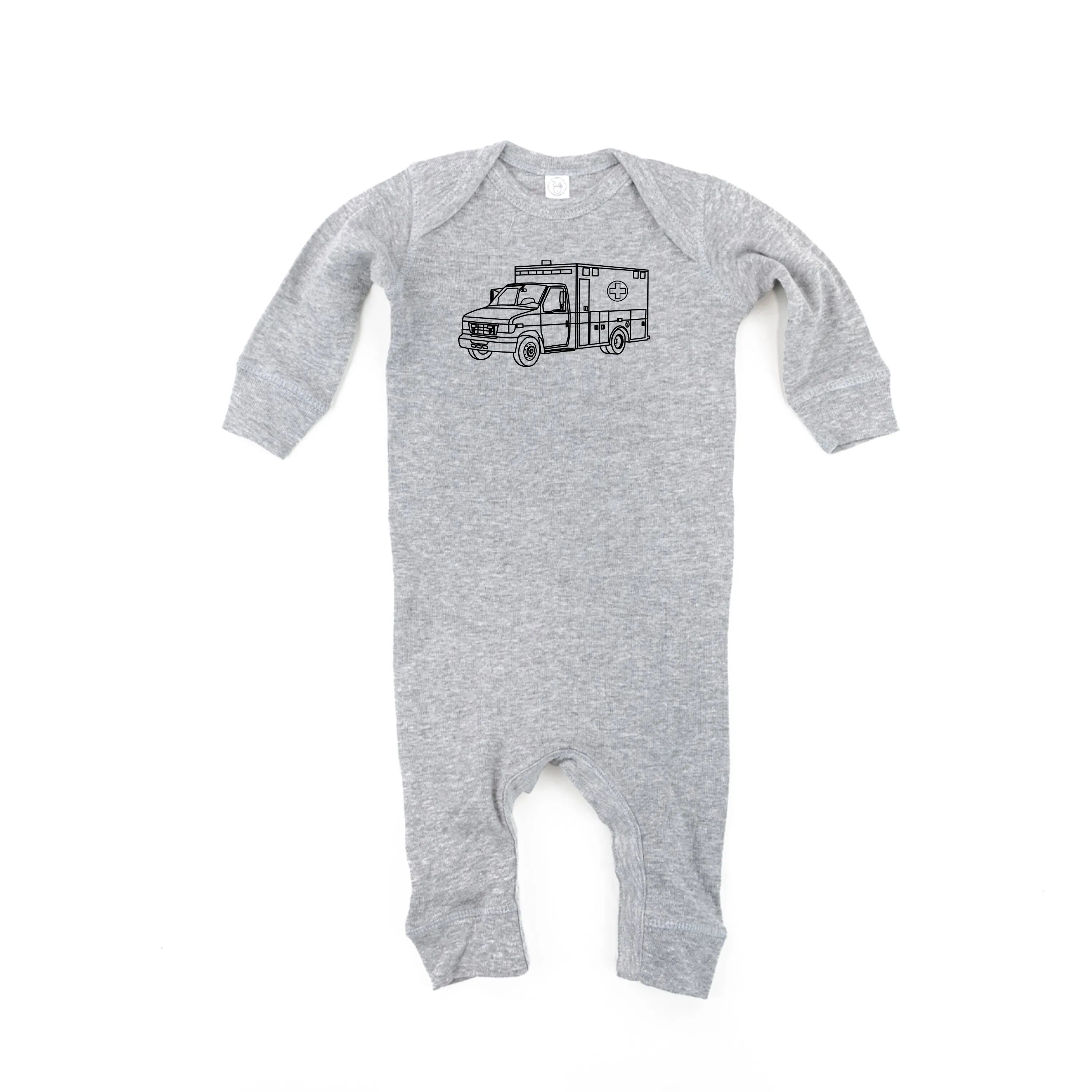 AMBULANCE - Minimalist Design - One Piece Baby Sleeper