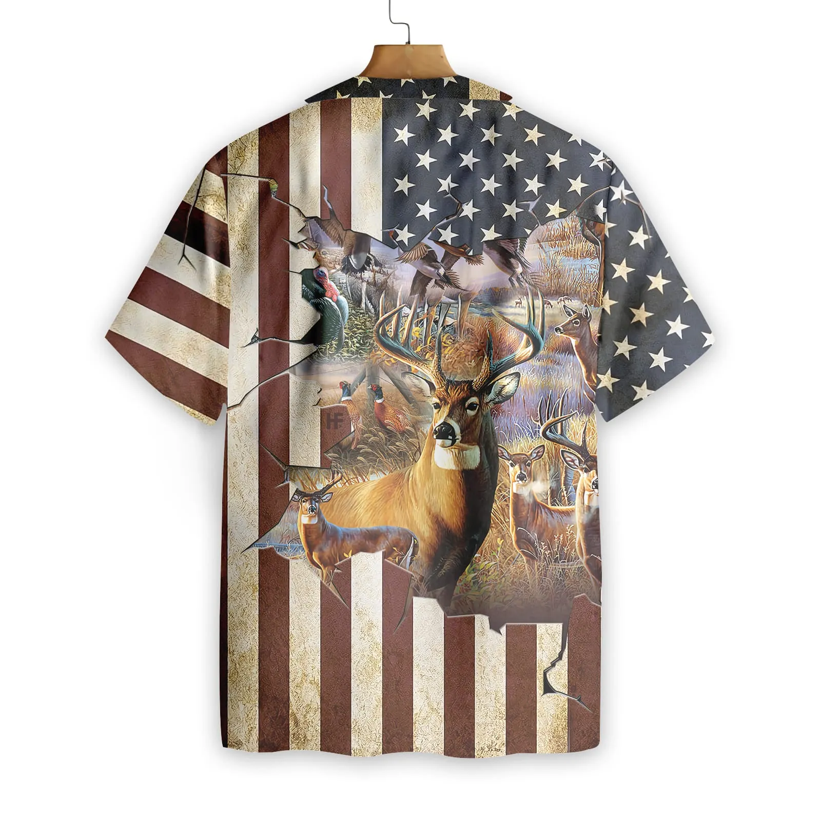 American Hunter Hawaiian Shirt