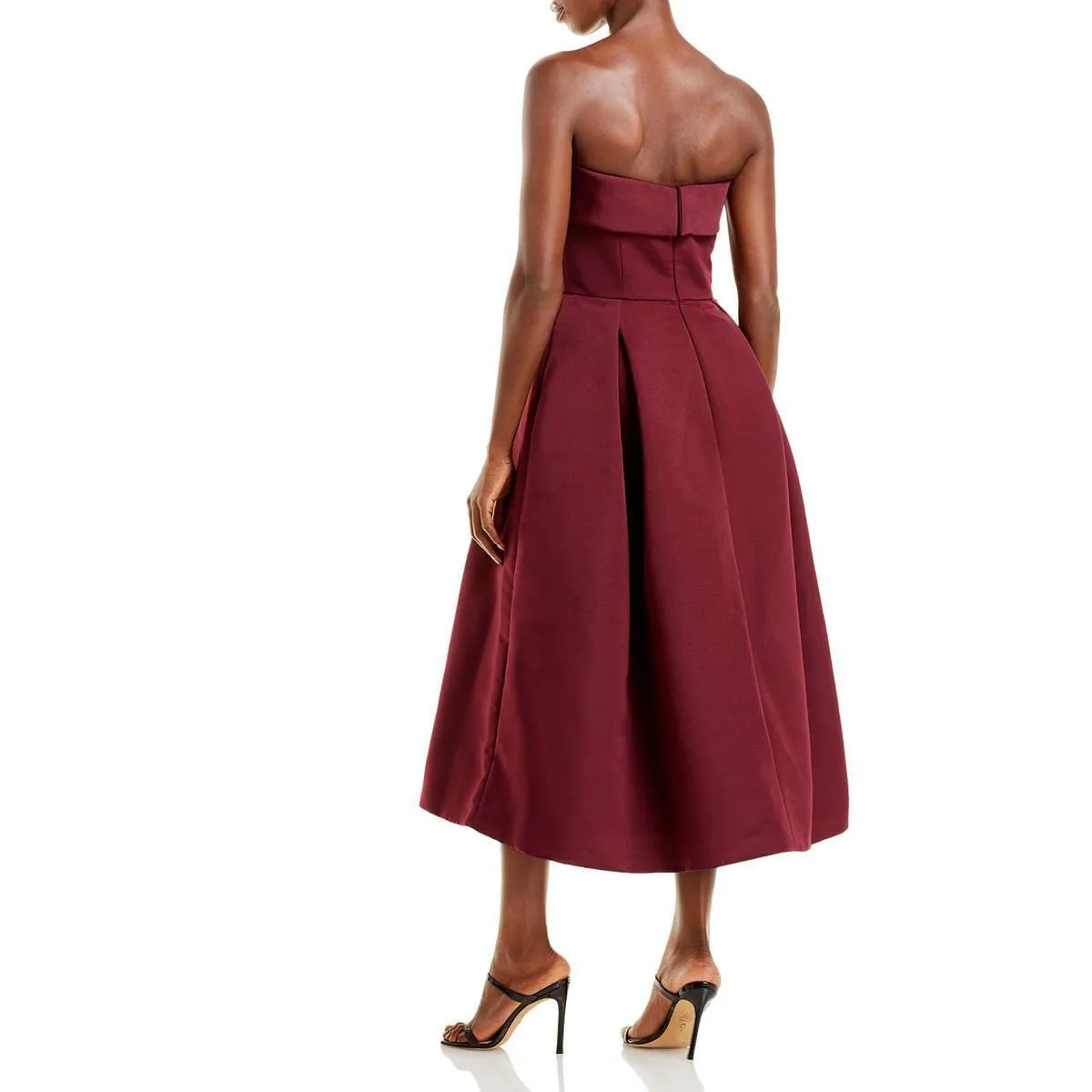 Amsale Faille Strapless Dress