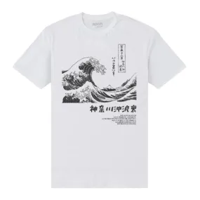 Apoh Unisex Adult Mono Hokusai T-Shirt