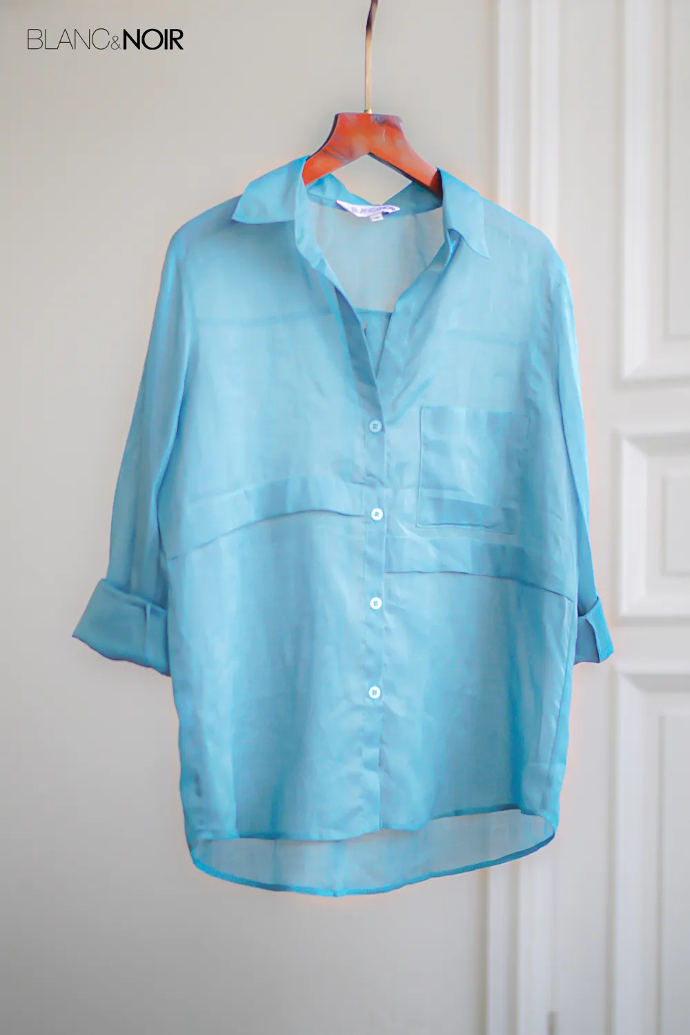 Aqua Linen Shirt