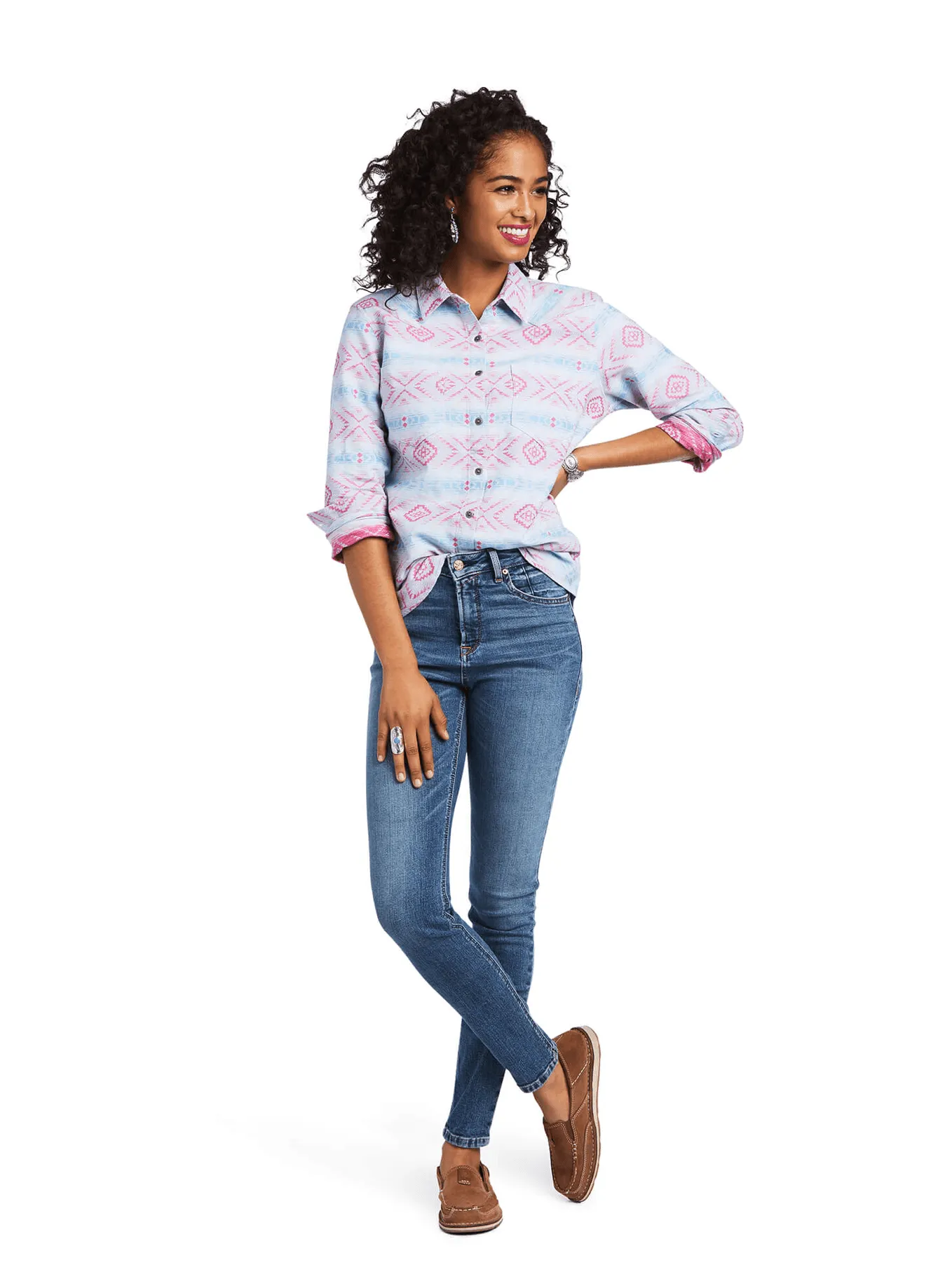 Ariat Women's  REAL Billie Jean Long Sleeve Western Shirt 10039862