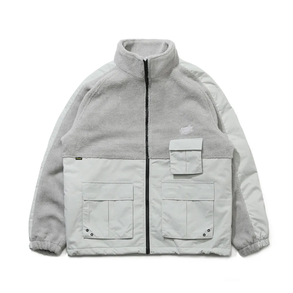 AWF HALF FLEECE JACKET SNOWGRAY