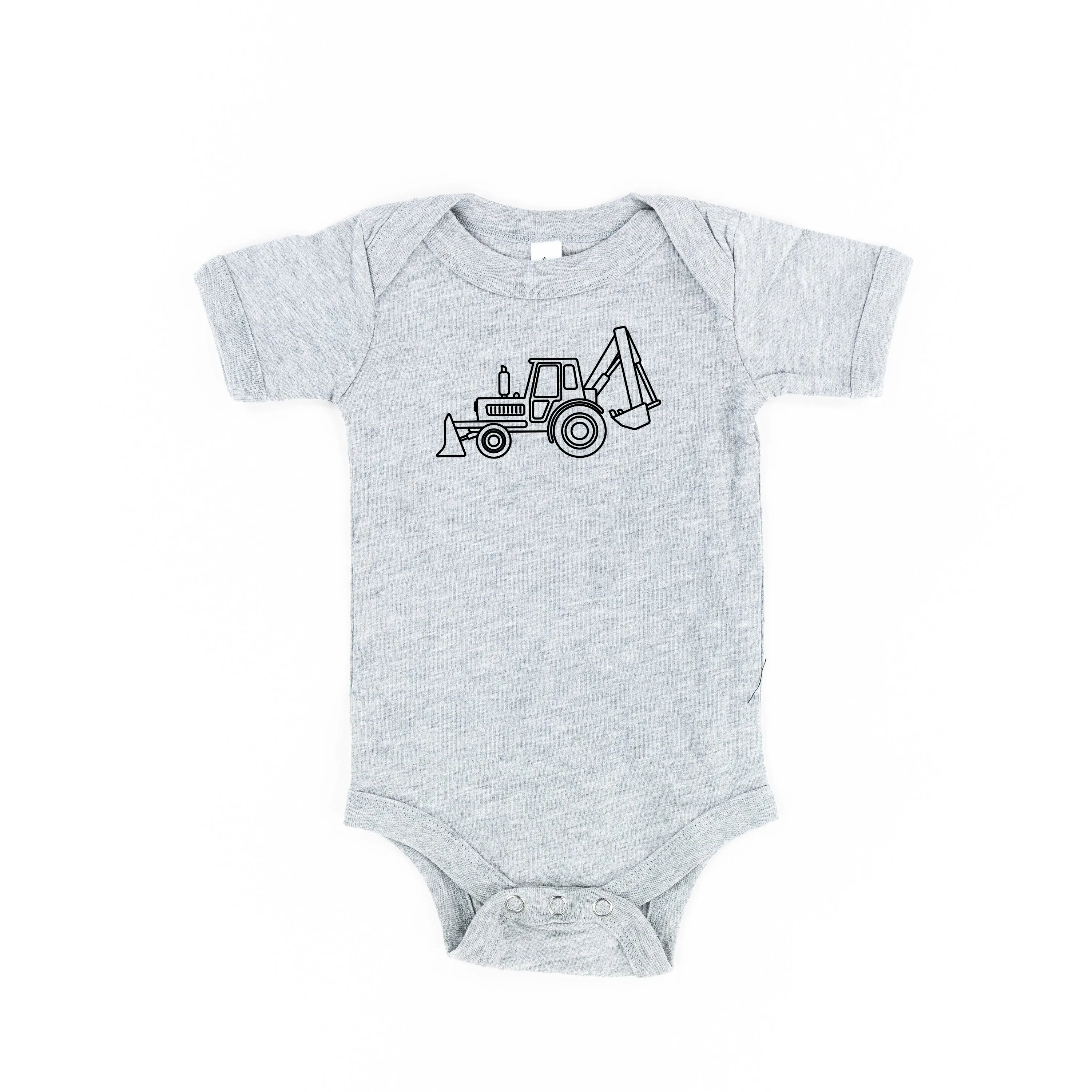 BACKHOE - Minimalist Design - Short Sleeve Child Shirt