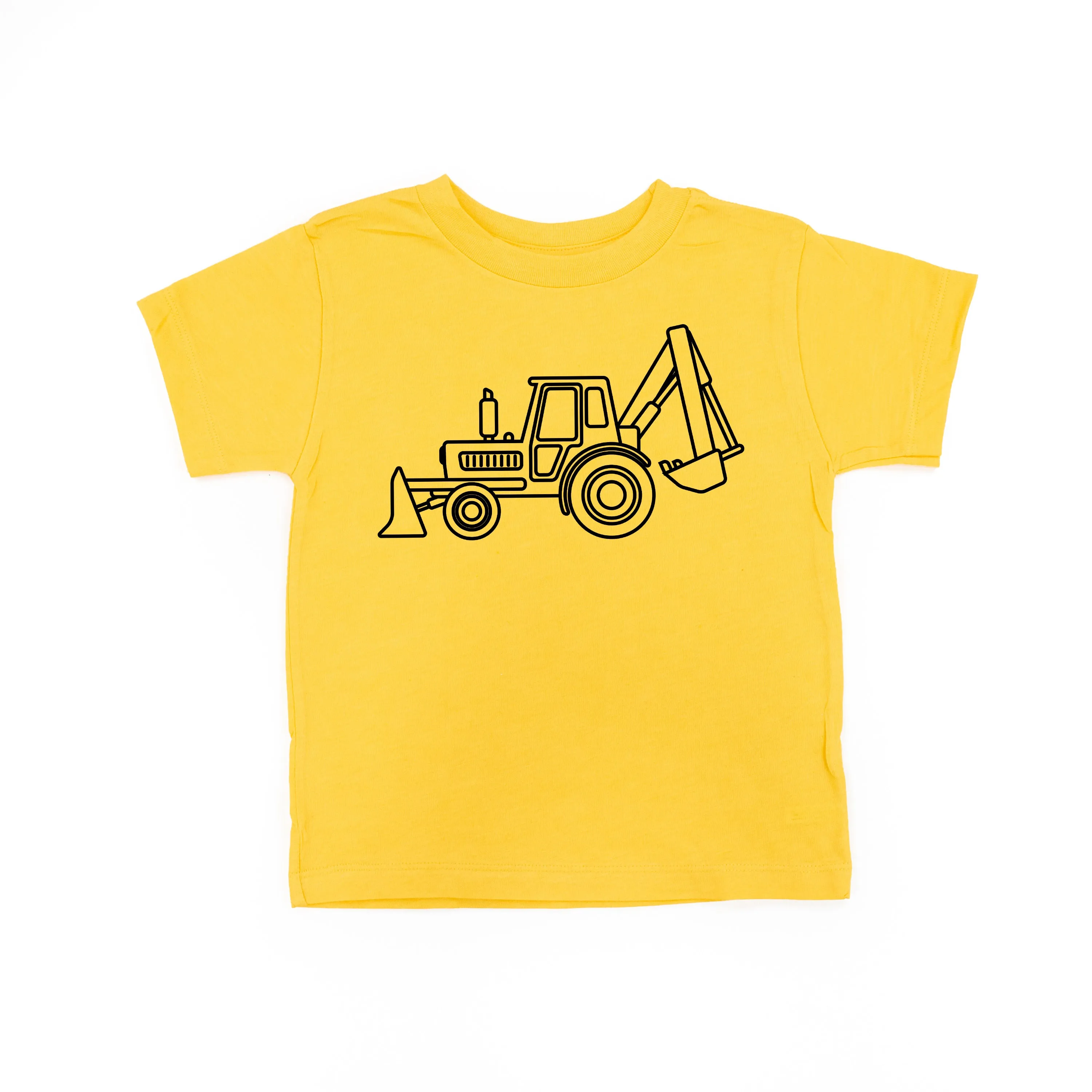 BACKHOE - Minimalist Design - Short Sleeve Child Shirt