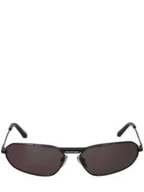 Balenciaga   0245S Tag 2.0 oval metal sunglasses 