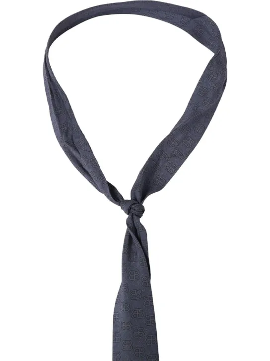 Balenciaga   6.5cm Lyocell tie 