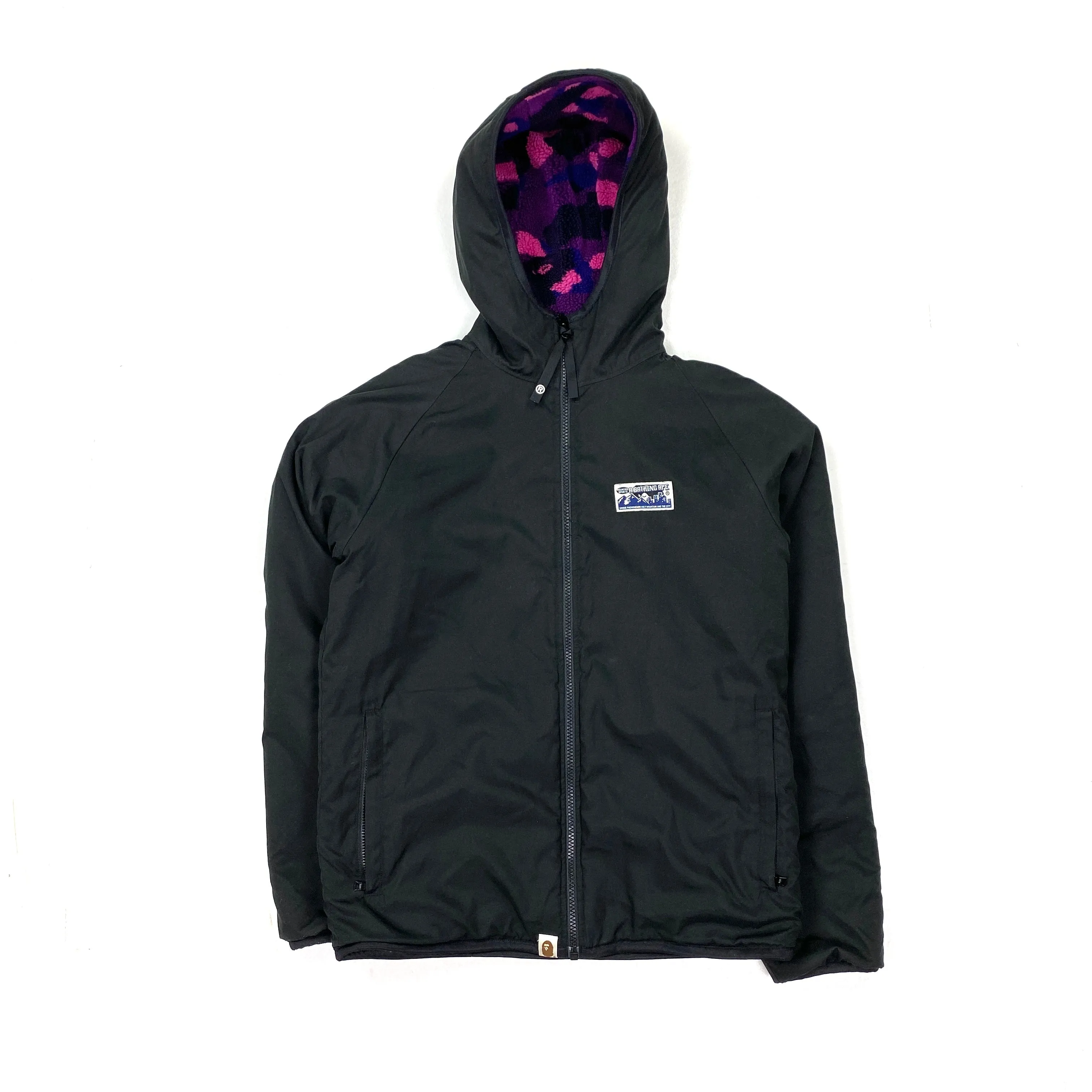 BAPE Reversible Purple Fleece Camo Jacket