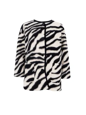 BCZELESTE fleece jacket - Zebra