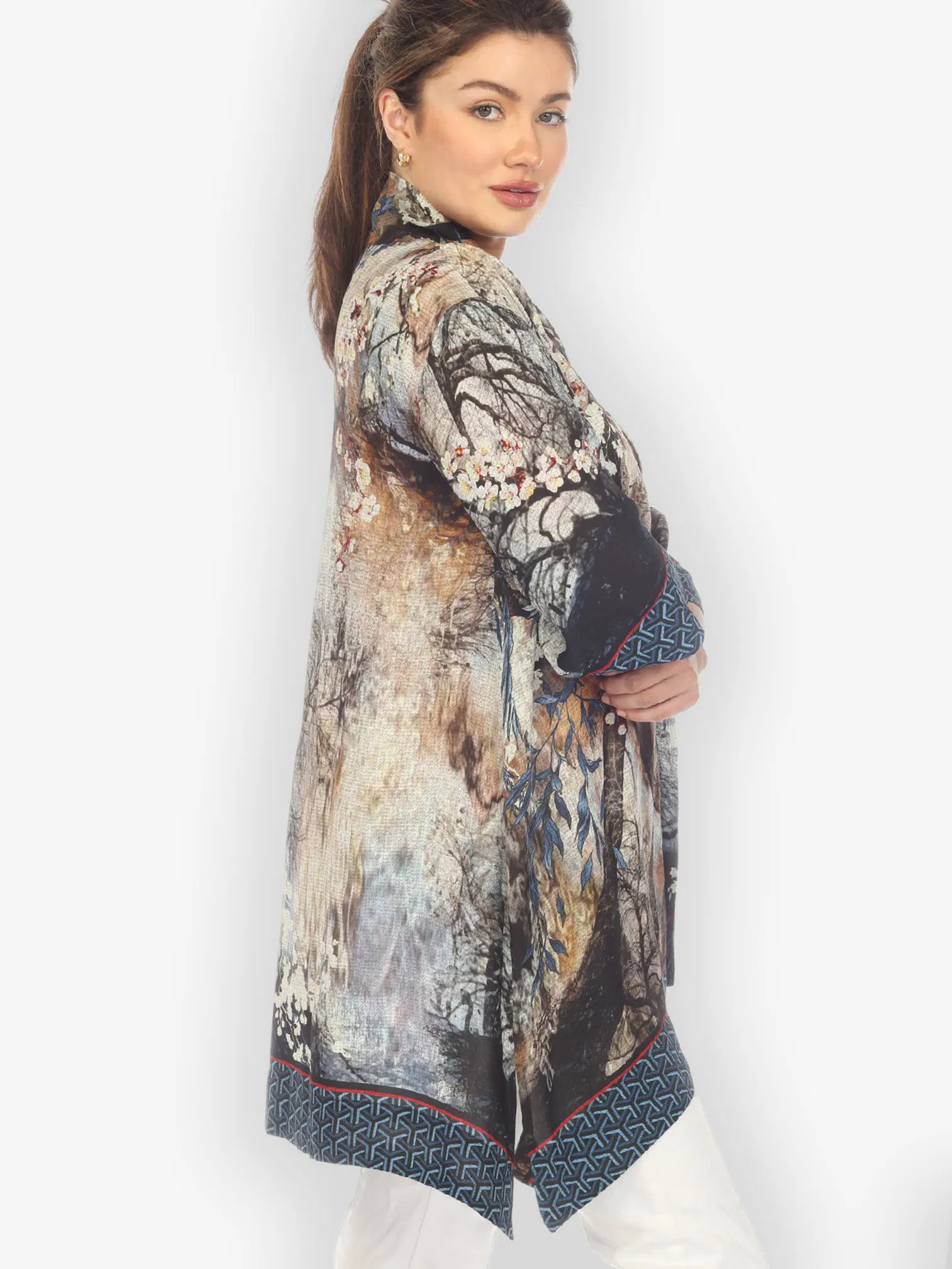 Blossom Sakura Tree Kimono Top