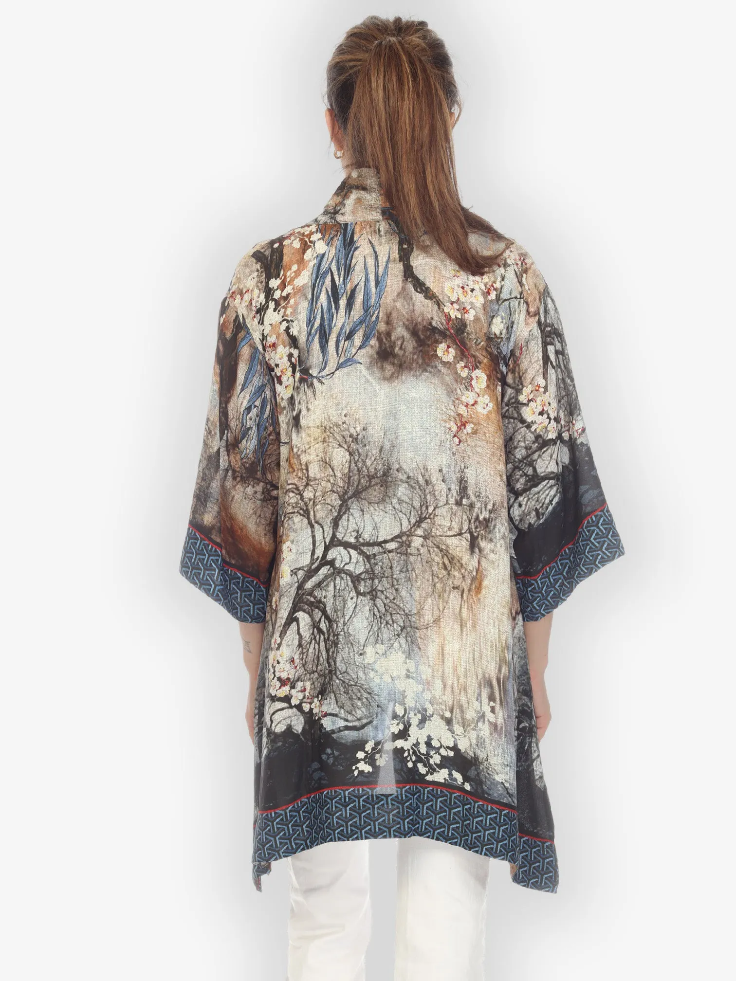 Blossom Sakura Tree Kimono Top