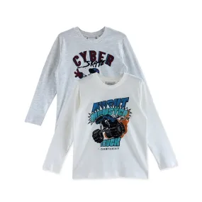 Boys Round Neck Cotton Full Sleeve T-shirt