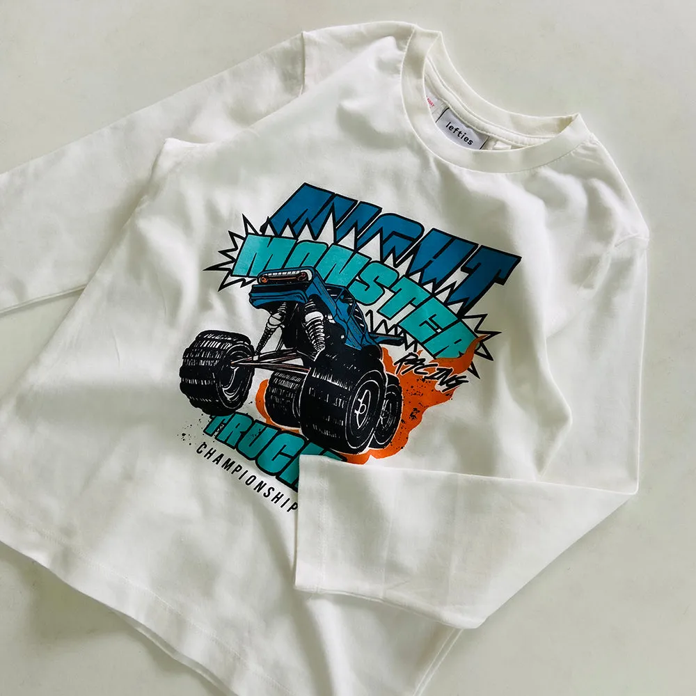 Boys Round Neck Cotton Full Sleeve T-shirt