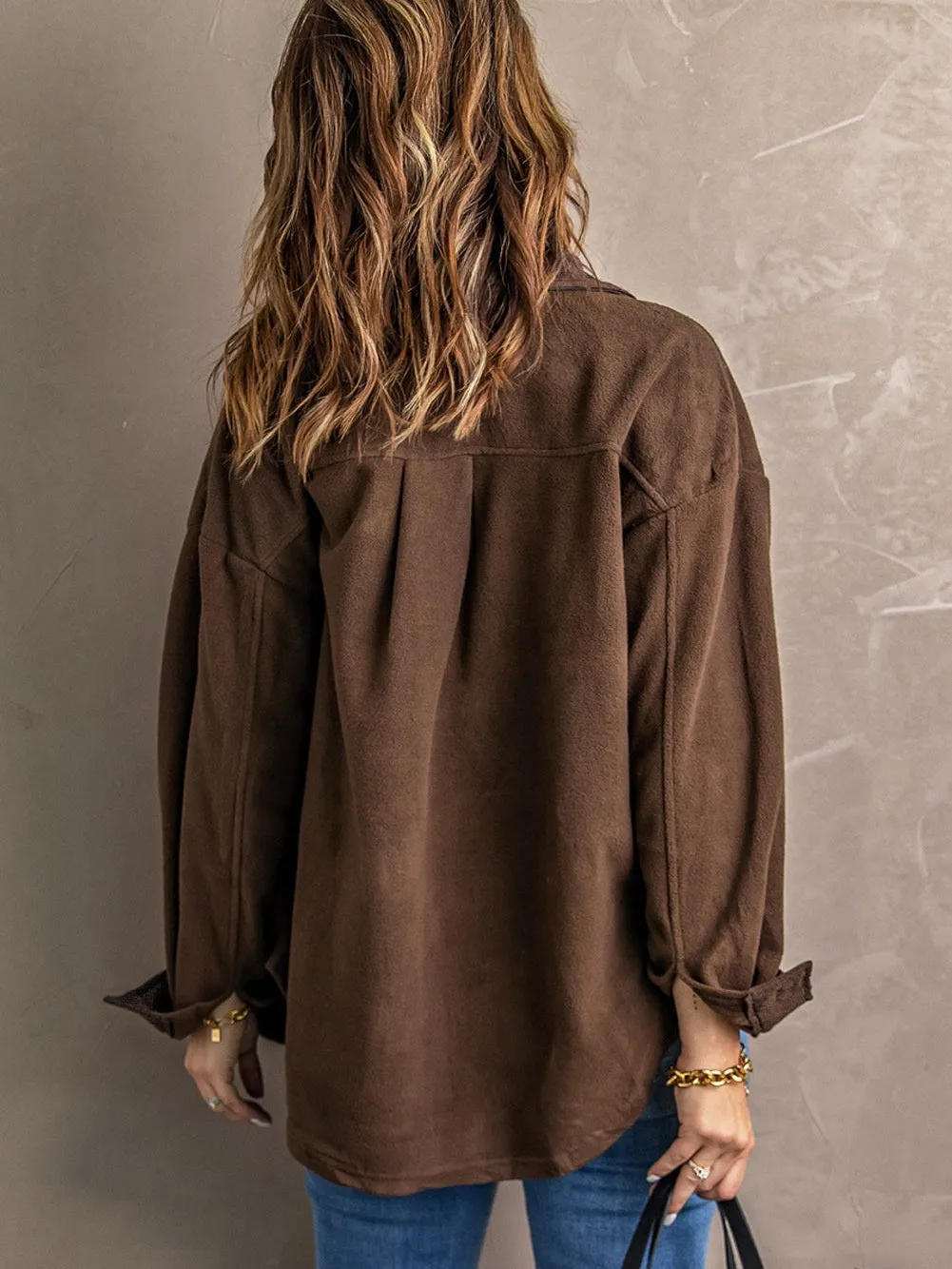 Brown Microfleece Jacket