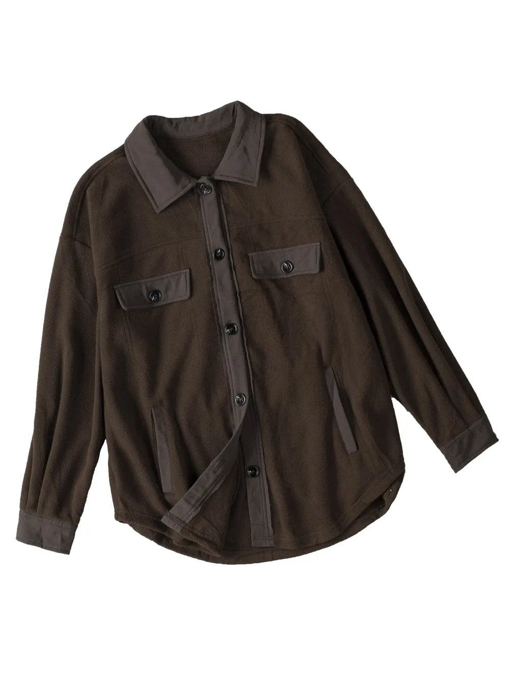 Brown Microfleece Jacket