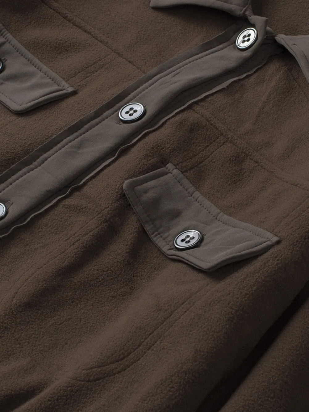 Brown Microfleece Jacket