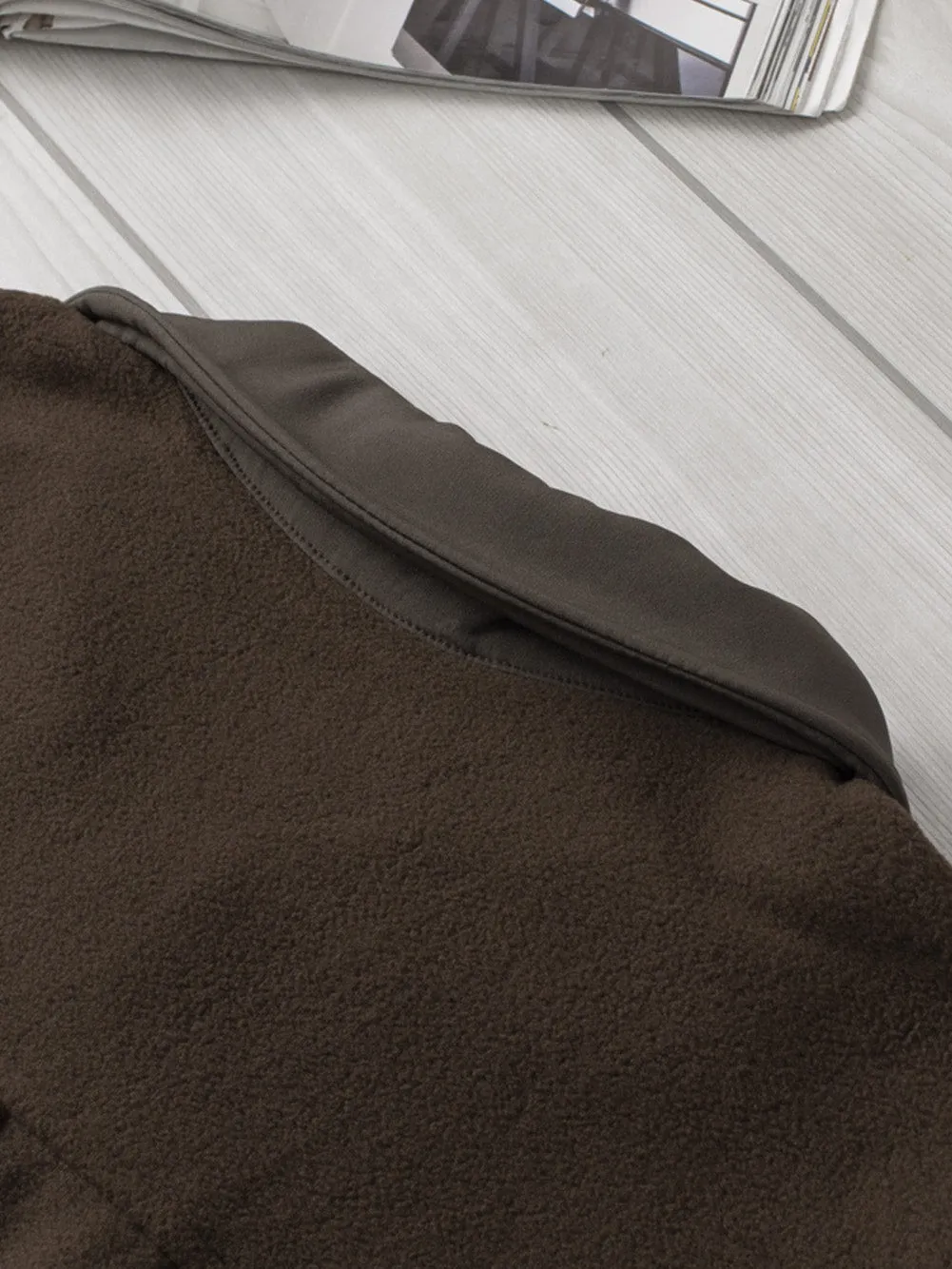 Brown Microfleece Jacket