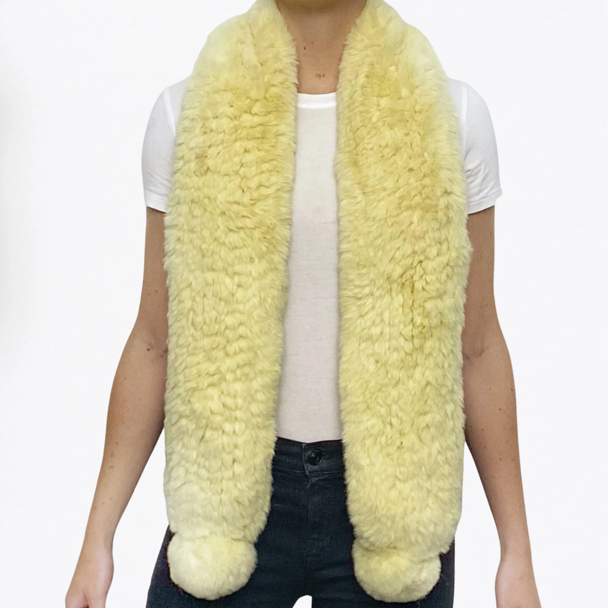 Bunny Hop Pom Scarf