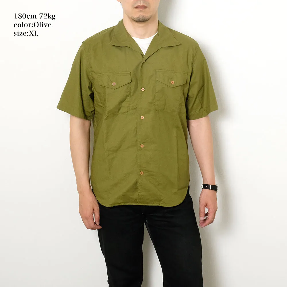 BURGUS PLUS - Open Collar PANAMA Shirt - BP23502