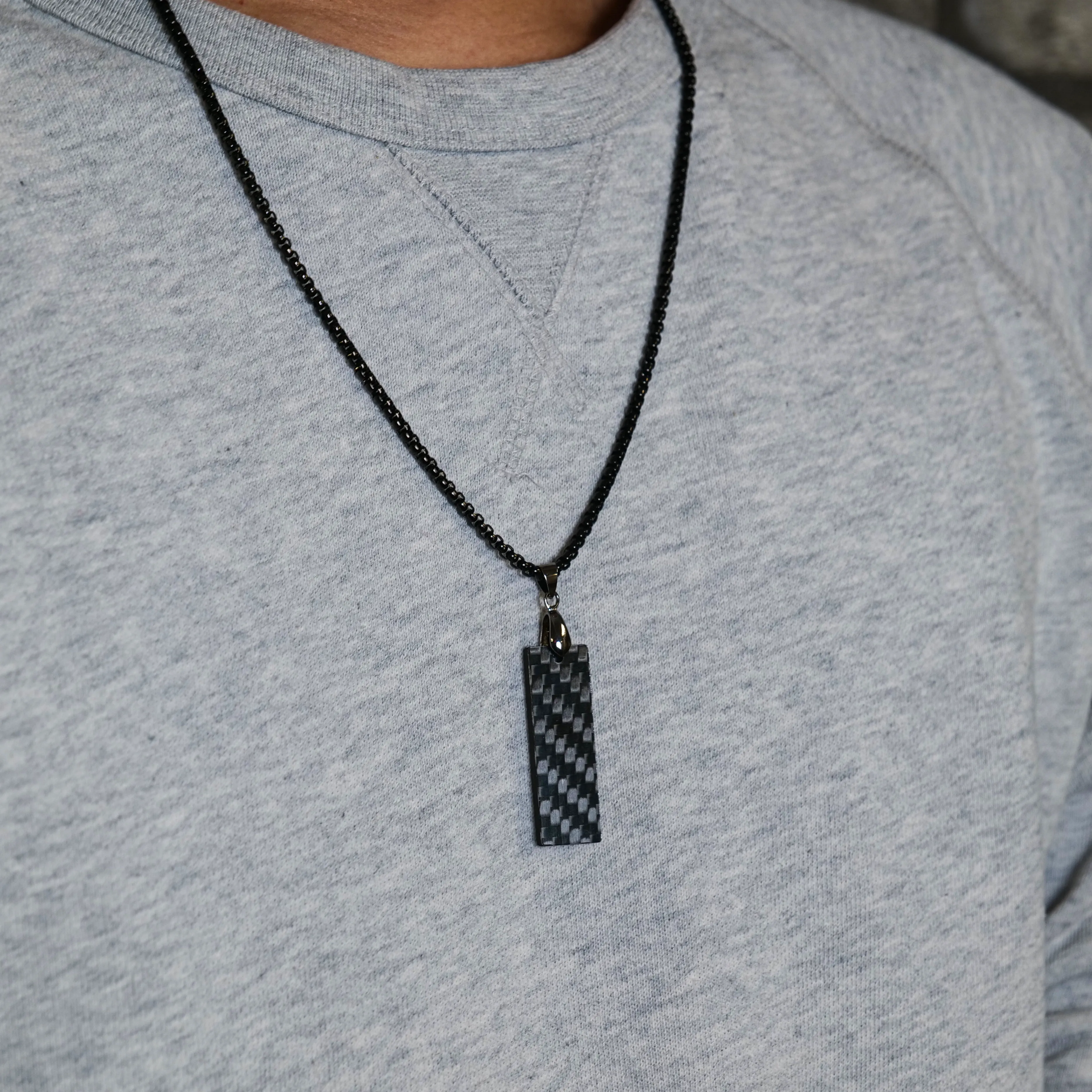 Carbon Fiber Bar Pendant