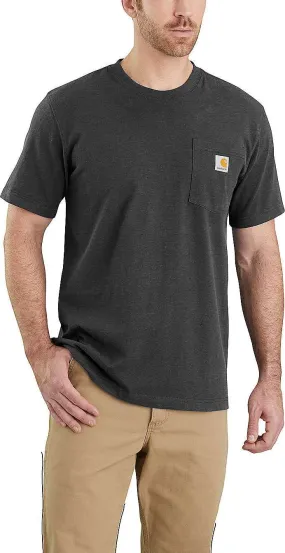 Carhartt Men&#x27;s K87 Pocket Short Sleeve T-Shirt Carbon Heather | Buy Carhartt Men&#x27;s K87 Pocket Short Sleeve T-Shirt Carbon Heather here | Outnorth