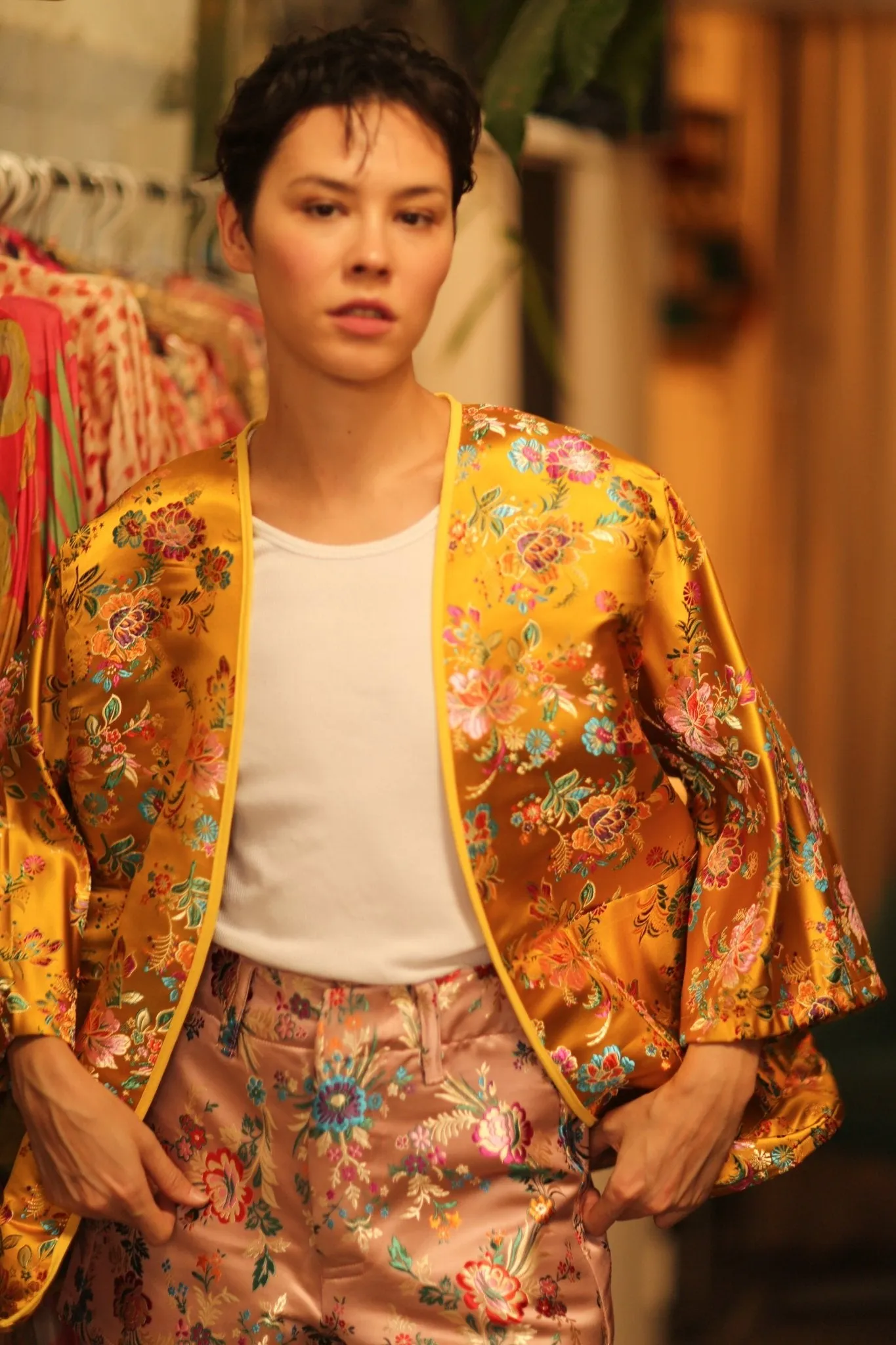 CHINESE SILK KIMONO YA LI