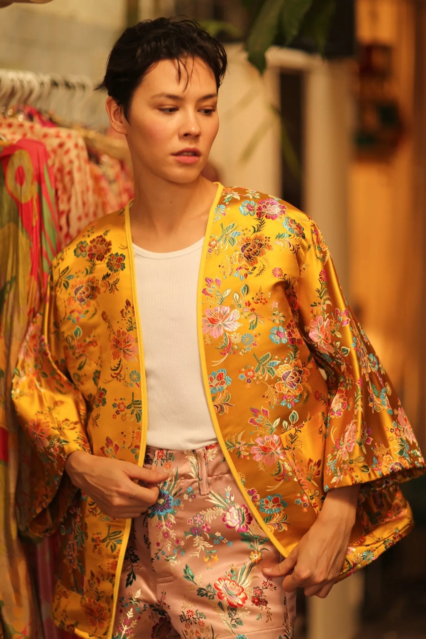 CHINESE SILK KIMONO YA LI