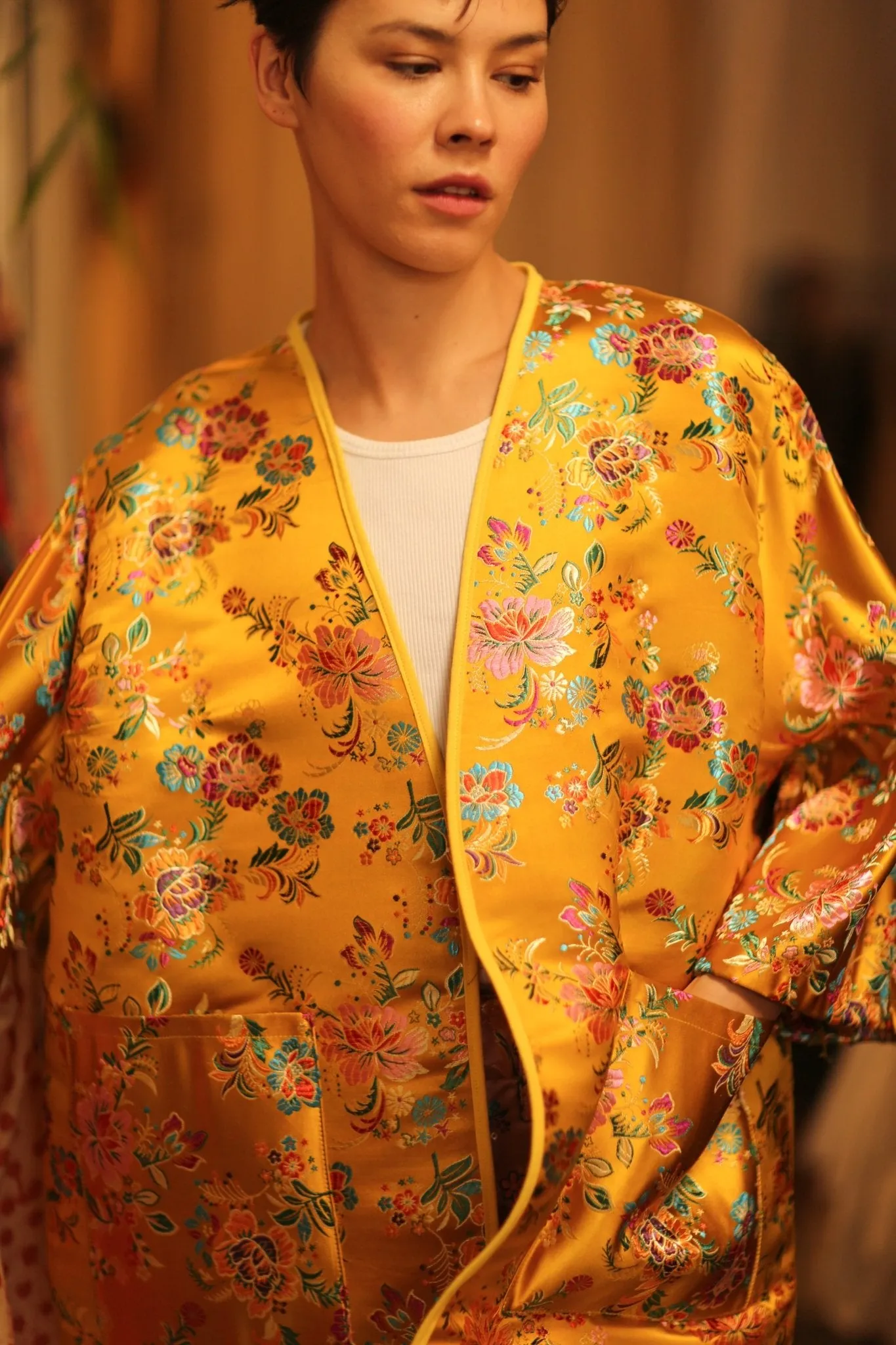 CHINESE SILK KIMONO YA LI