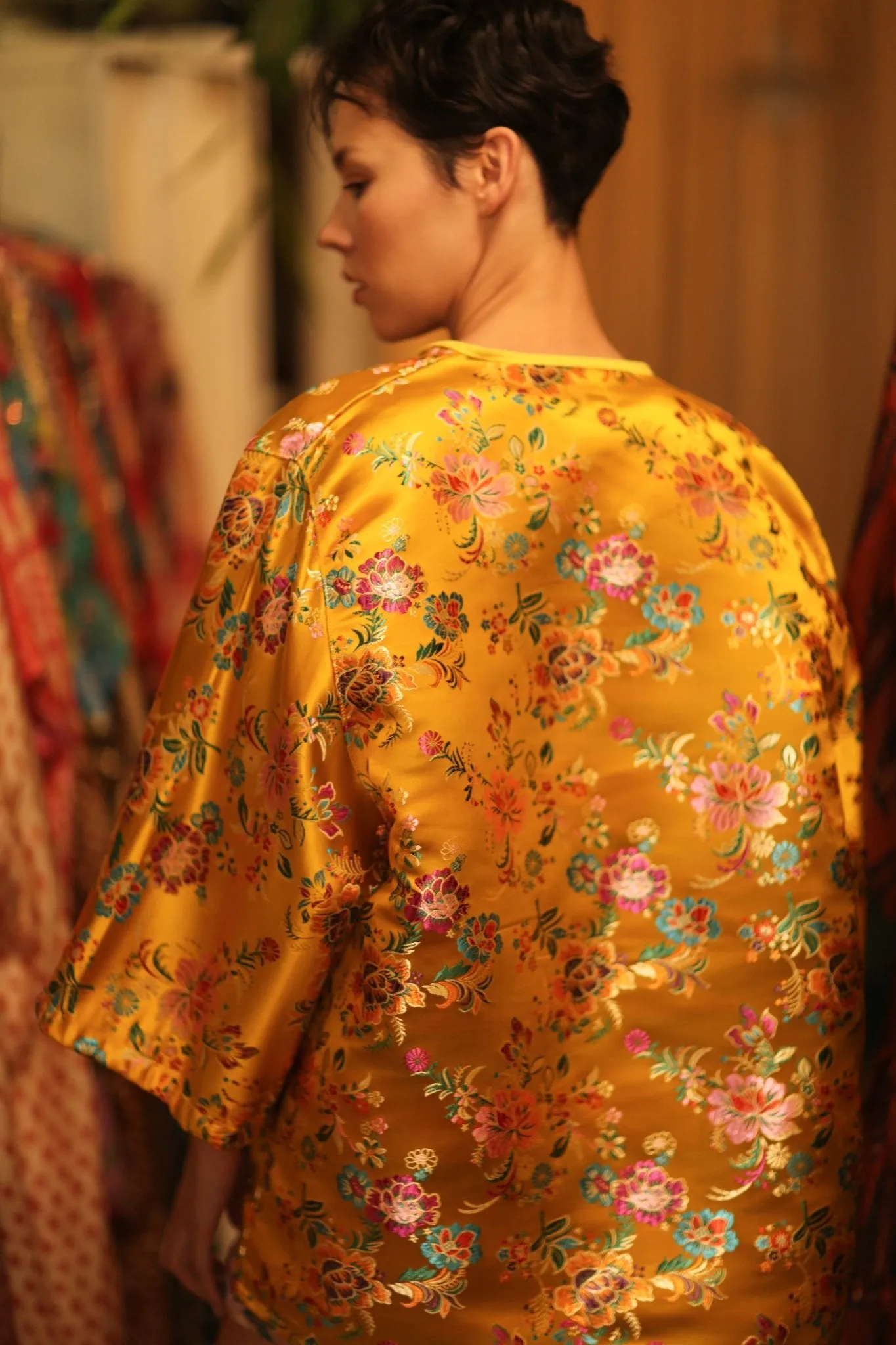 CHINESE SILK KIMONO YA LI