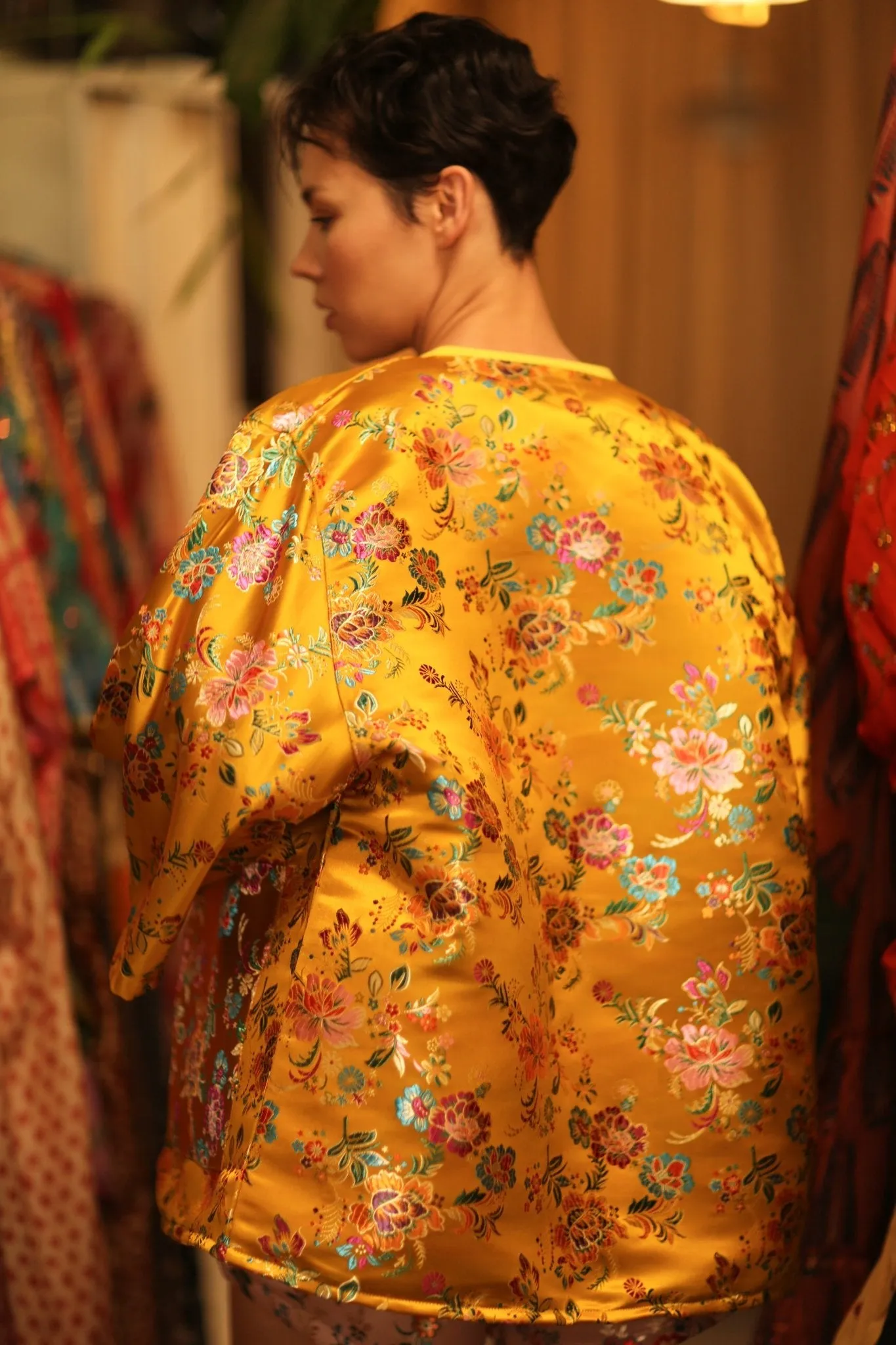 CHINESE SILK KIMONO YA LI