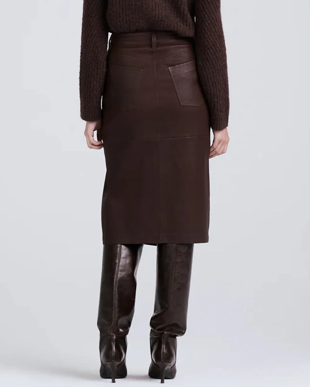 Chocolate Mia Pencil Skirt