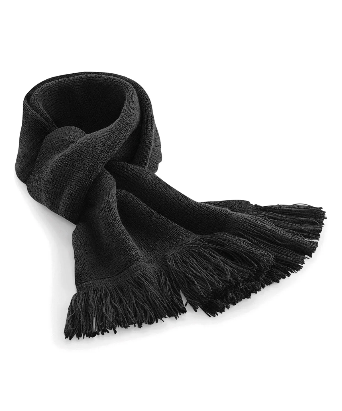 Classic knitted scarf | Black