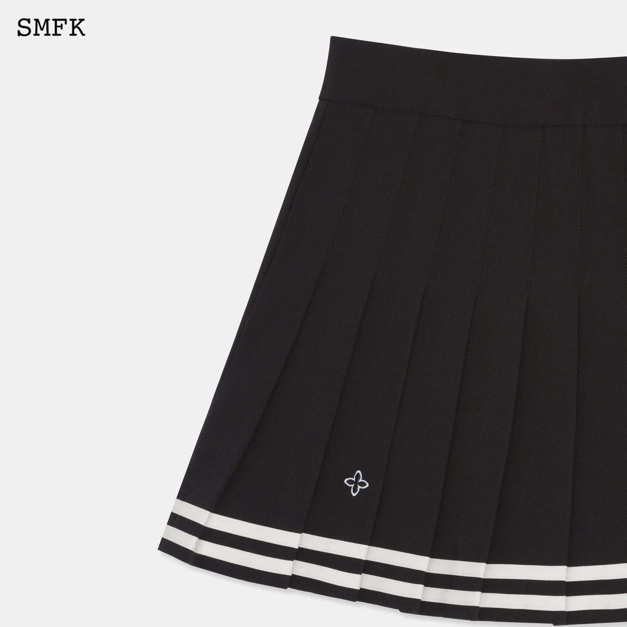 Compass Academy Black Pleated Skirt