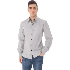 Costume National White Cotton Men Shirt